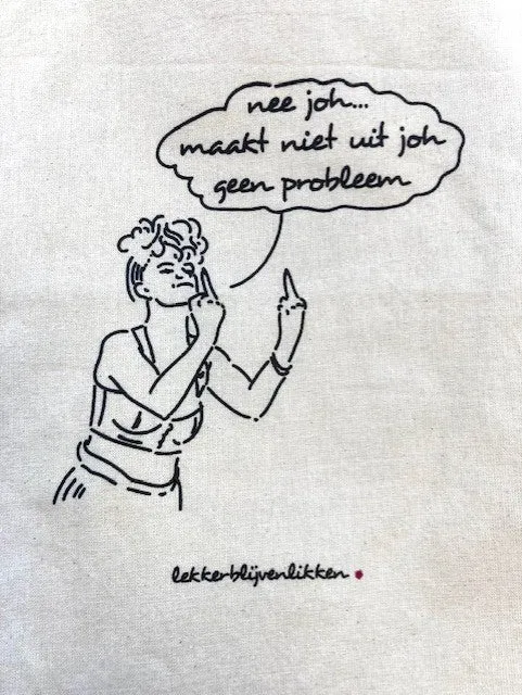 Lekker Blijven Likken | tote bag