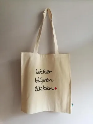 Lekker Blijven Likken | tote bag