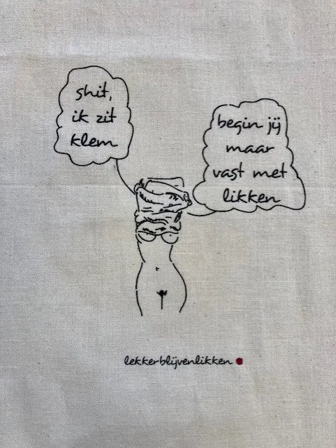 Lekker Blijven Likken | tote bag