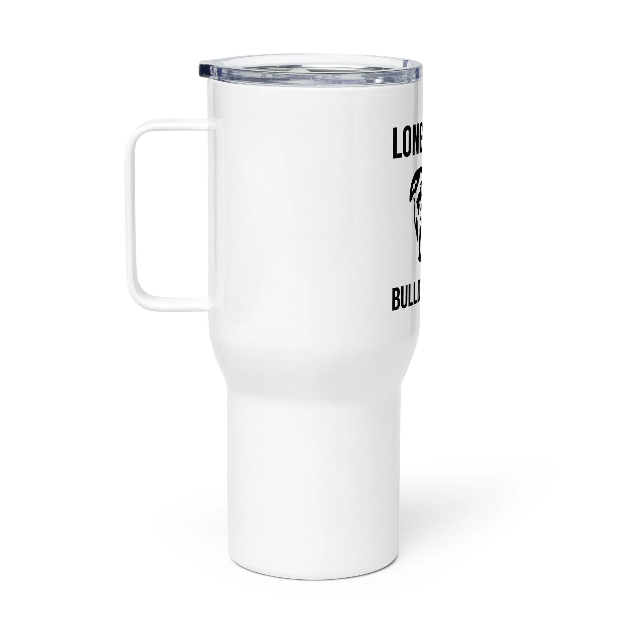 LIBR Face Travel mug with a handle