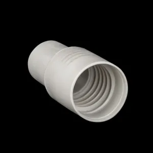 Light Grey Wall Hose Ends - 1 1/4" Thin