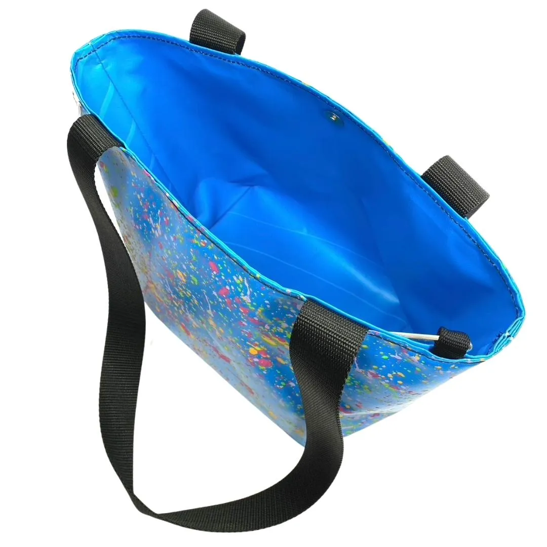 **Limited Release** Banner Tote Bag, Medium: "Bright And Happy"