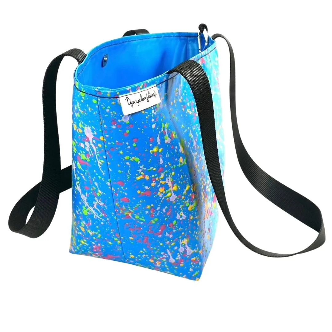 **Limited Release** Banner Tote Bag, Medium: "Bright And Happy"