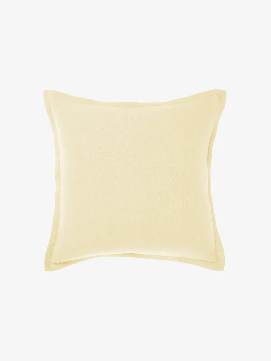 LINEN HOUSE NIMES LEMON QUILT COVER SET