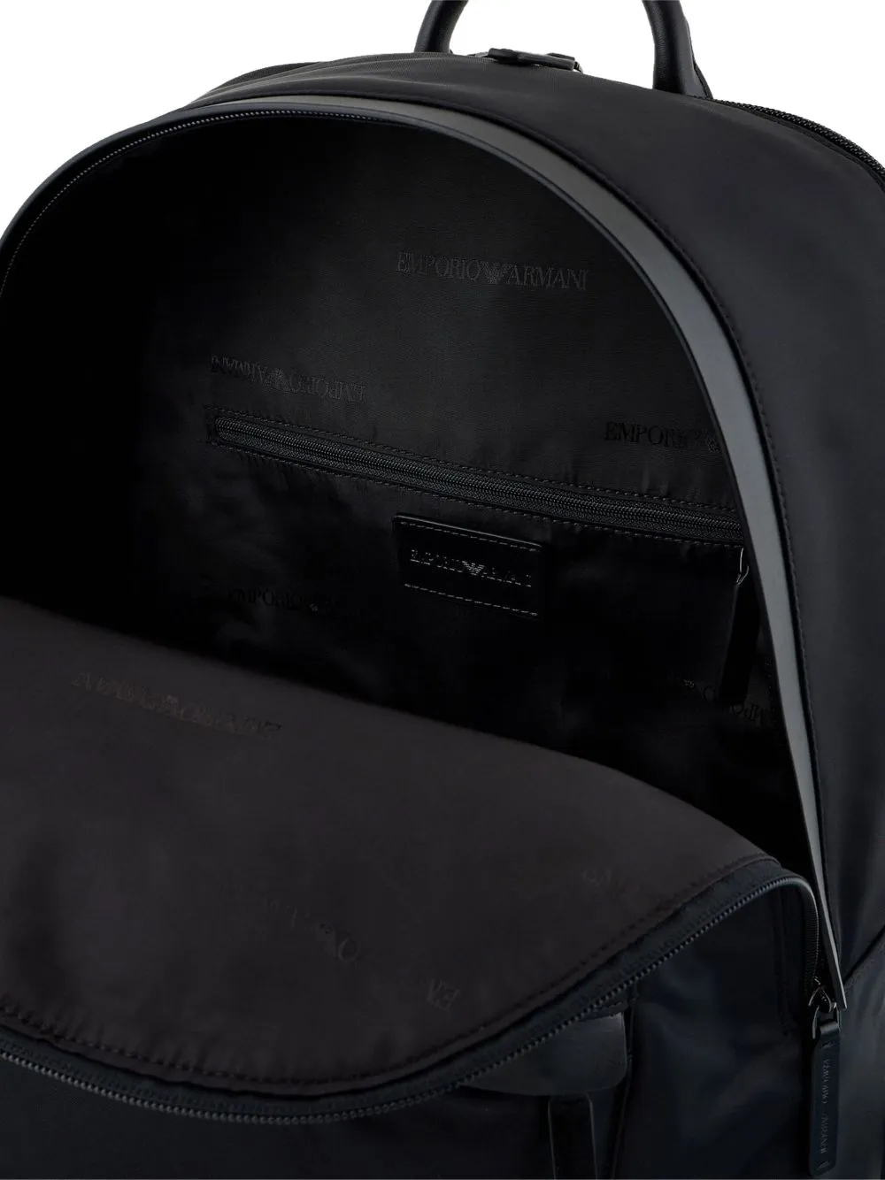 Logo nylon backpack