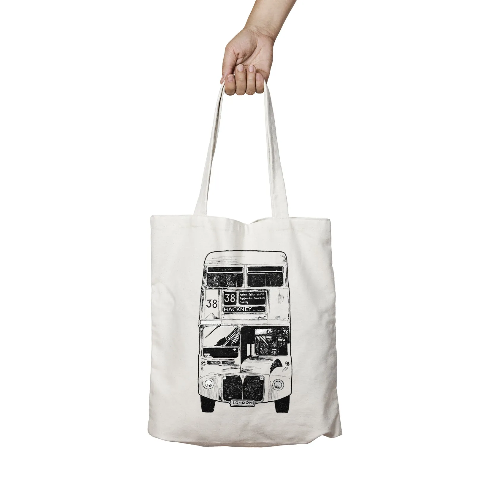 London BUS 38 Hackney Official Tote Bag