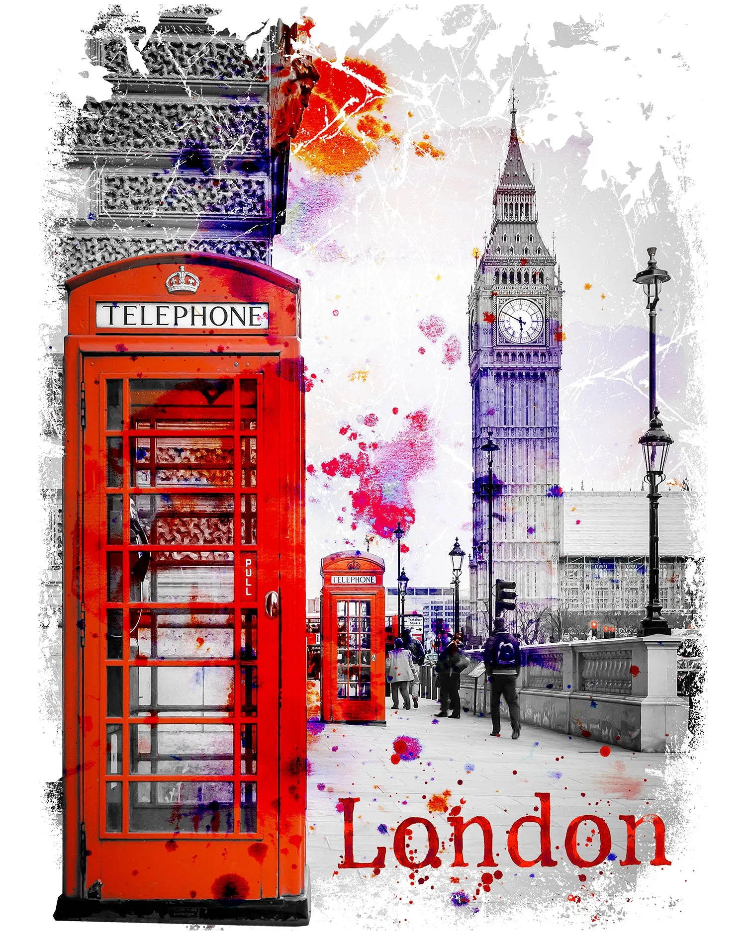 London Fusion Phone Box Official Tote Bag