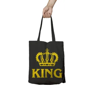 London Meme King Crown Gold Official Tote Bag