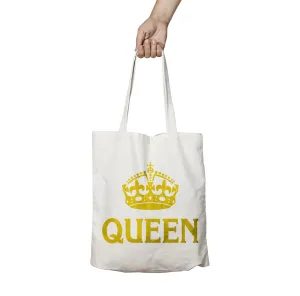 London Meme Queen Crown Gold Official Tote Bag