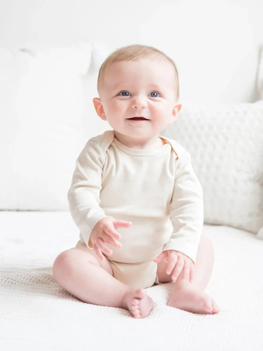 Long Sleeve Bodysuit - Natural