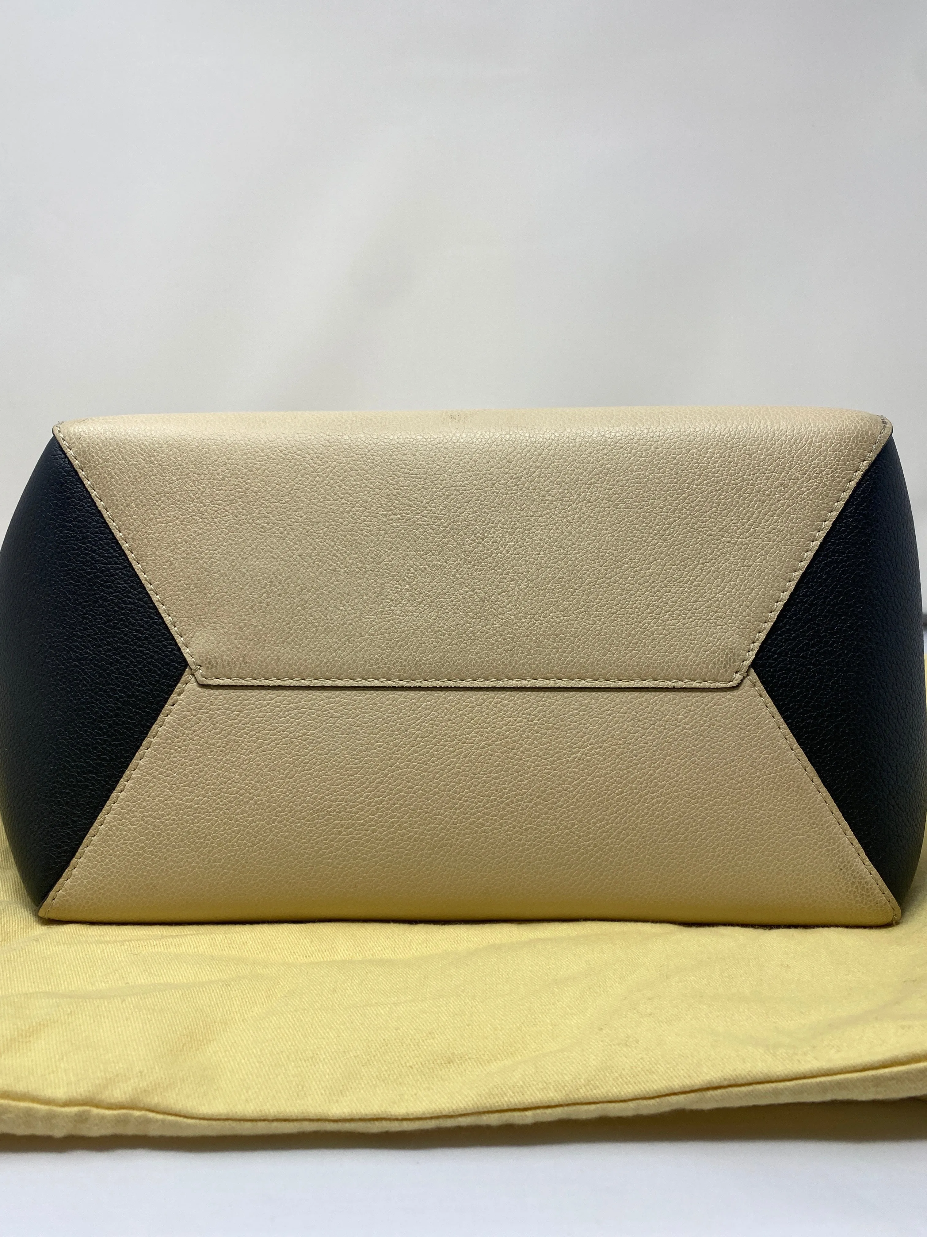 Louis Vuitton Black and Ivory Lock Me Cabas Tote Bag