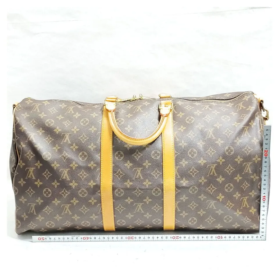 Louis Vuitton Boston Keepall Bandouliere 55 Monogram Bag #MN799