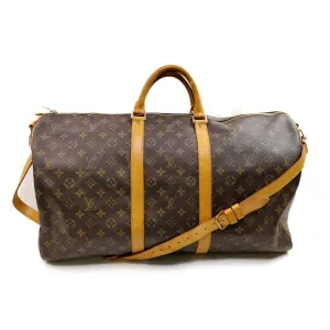 Louis Vuitton Boston Keepall Bandouliere 55 Travel Bag #MNO749 #01250