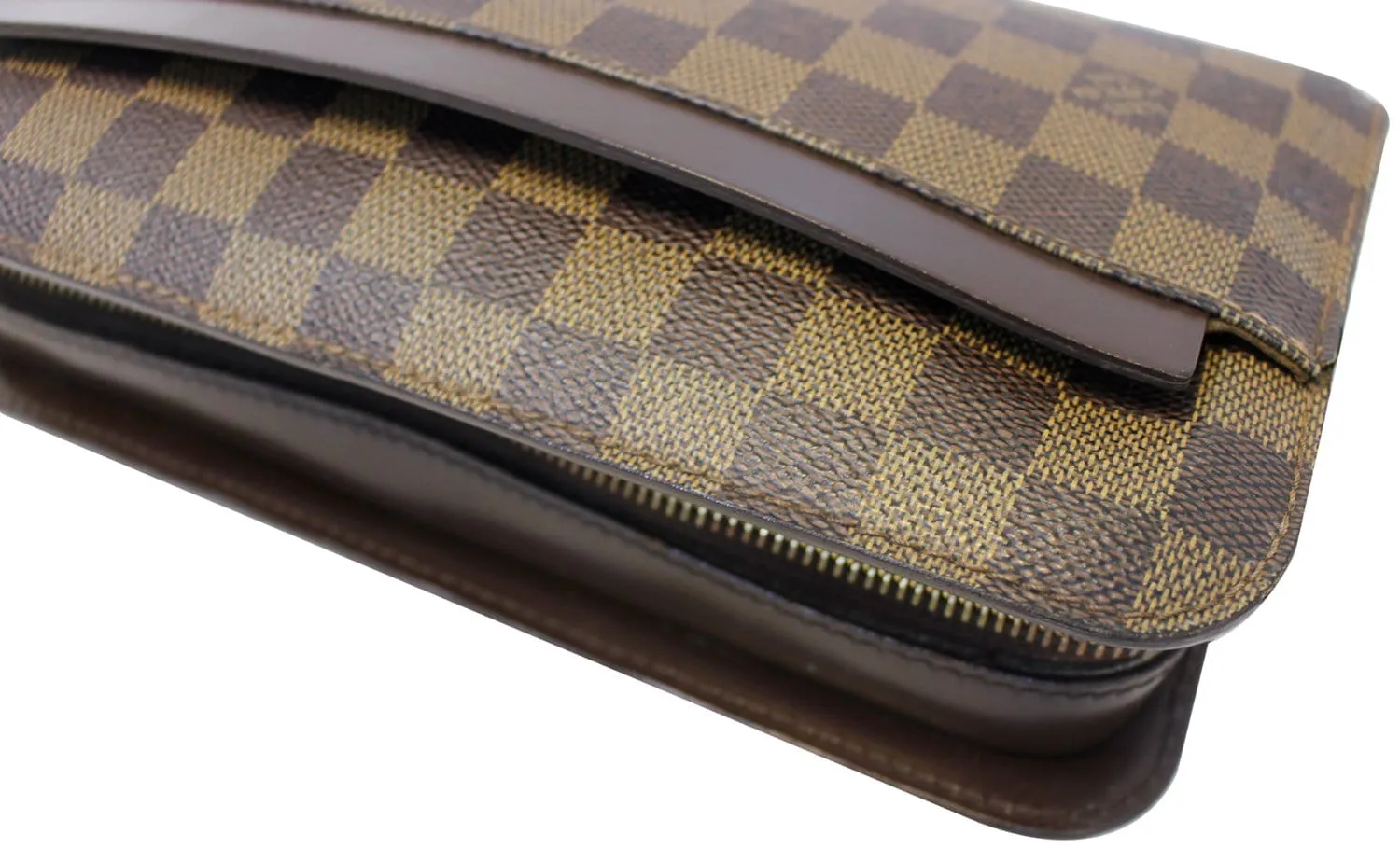 LOUIS VUITTON Damier Ebene Saint Louis Pochette Clutch Bag