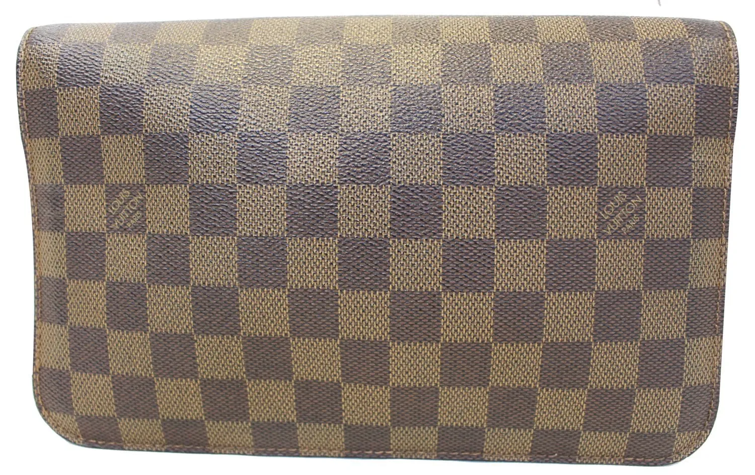LOUIS VUITTON Damier Ebene Saint Louis Pochette Clutch Bag