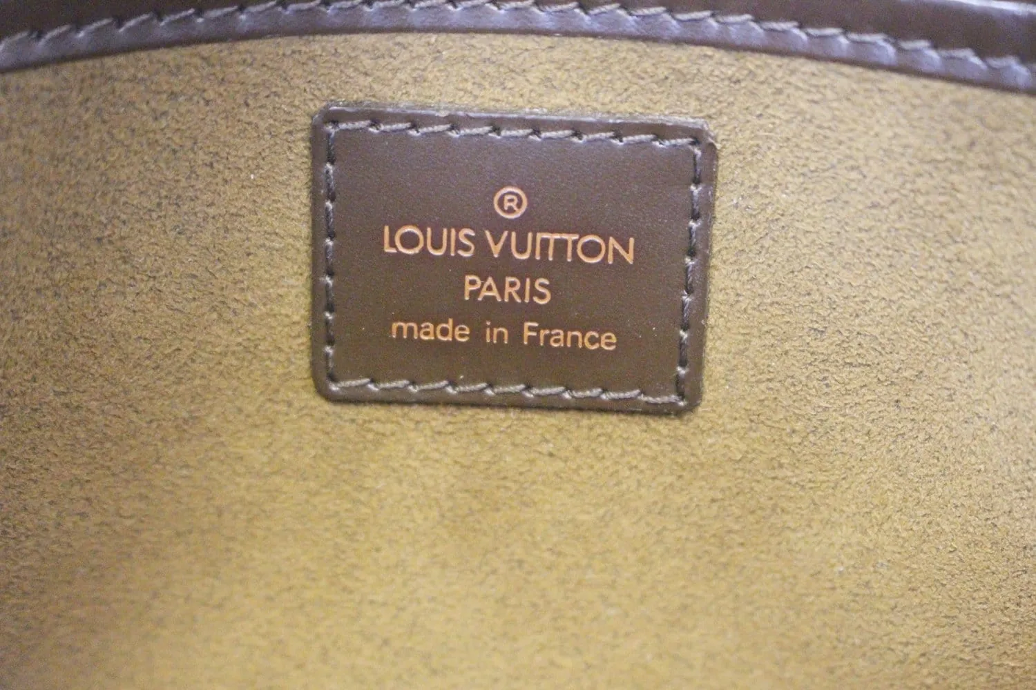 LOUIS VUITTON Damier Ebene Saint Louis Pochette Clutch Bag