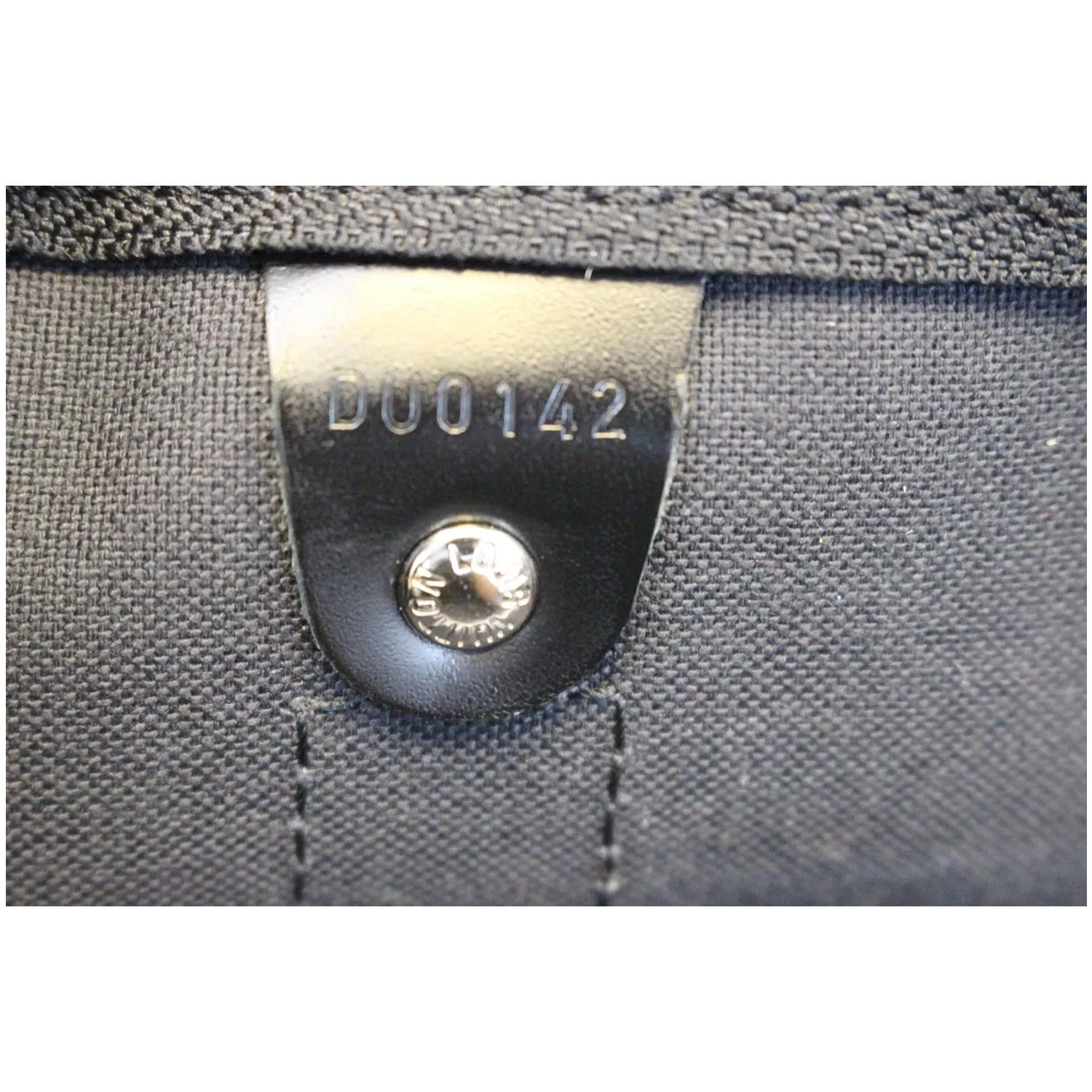 LOUIS VUITTON Keepall 45 Damier Graphite Bandouliere Travel Bag Black