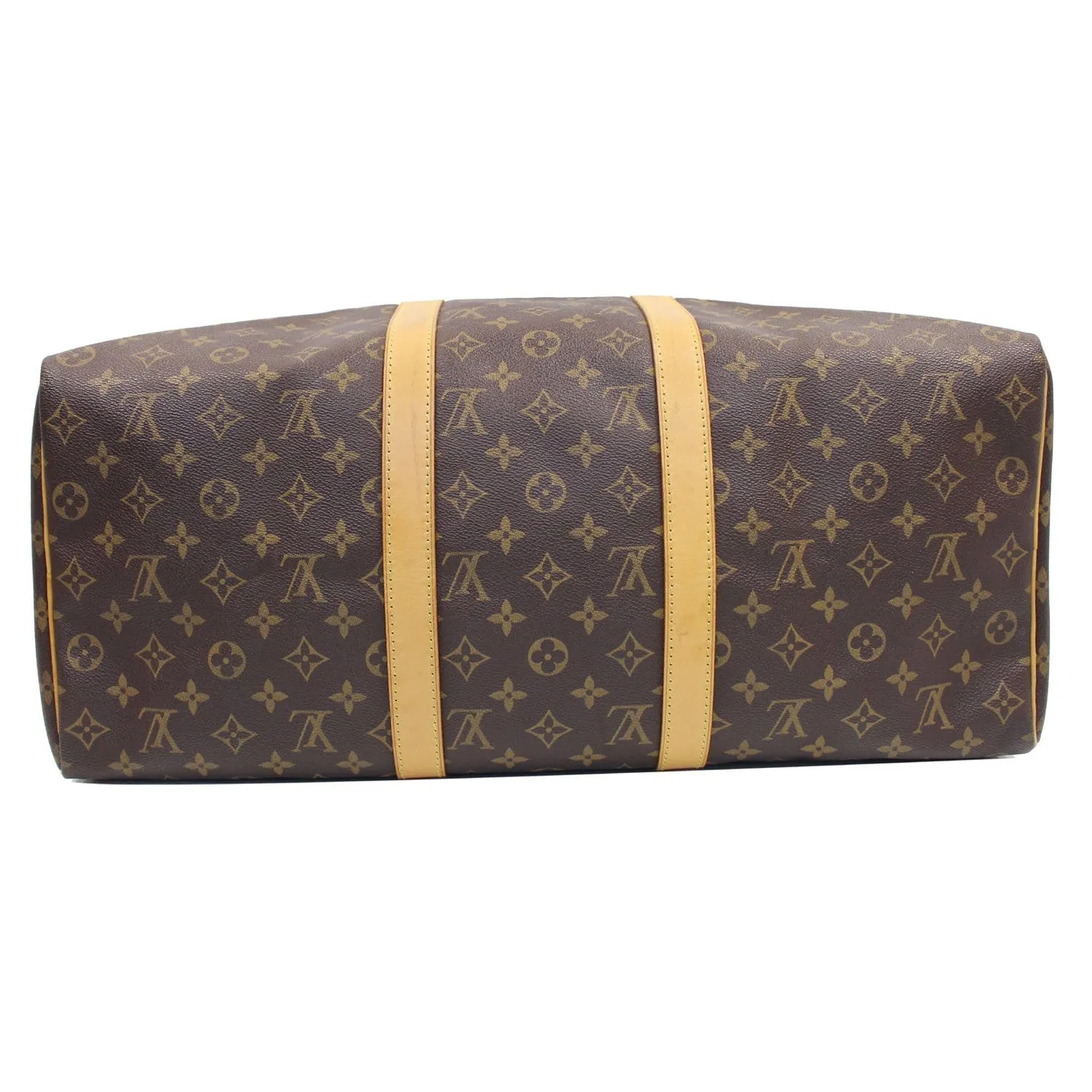 LOUIS VUITTON Keepall 45 Monogram Canvas Travel Bag Brown