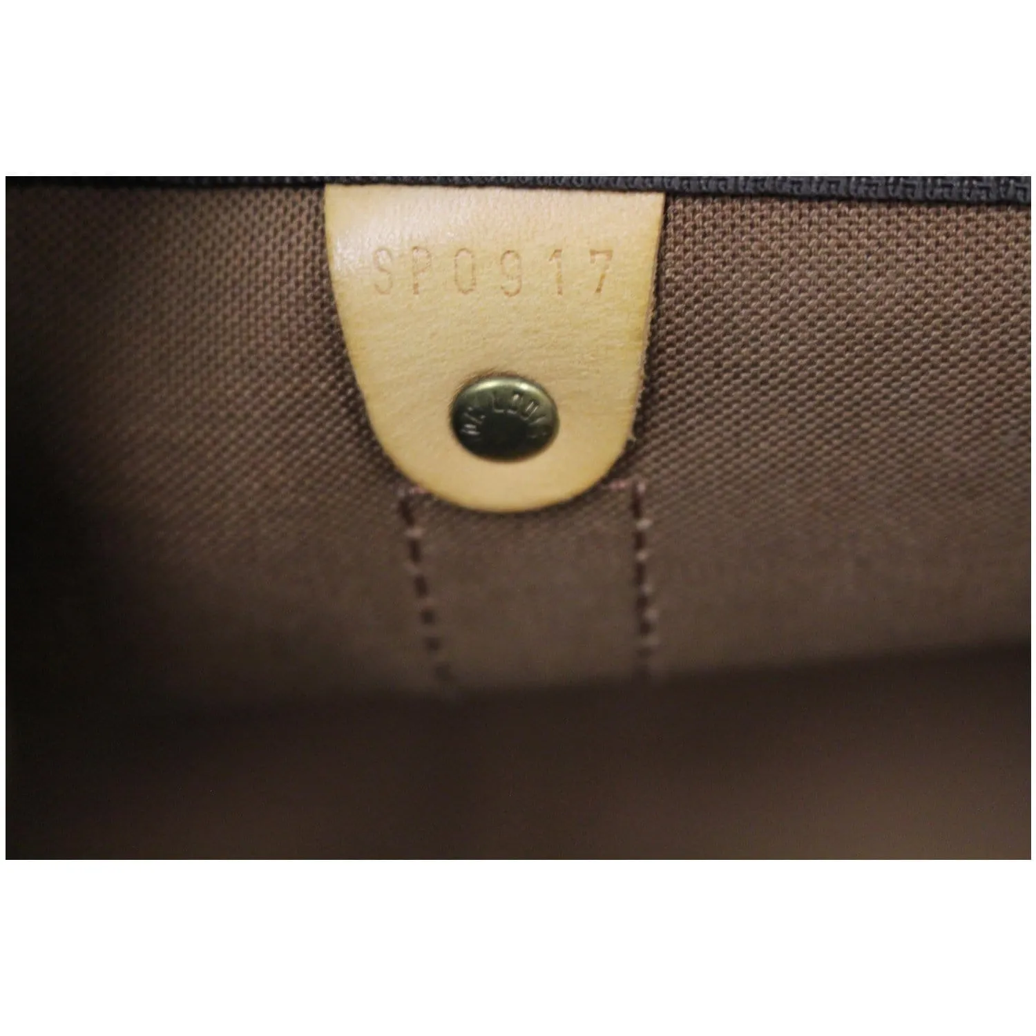 LOUIS VUITTON Keepall 45 Monogram Canvas Travel Bag Brown
