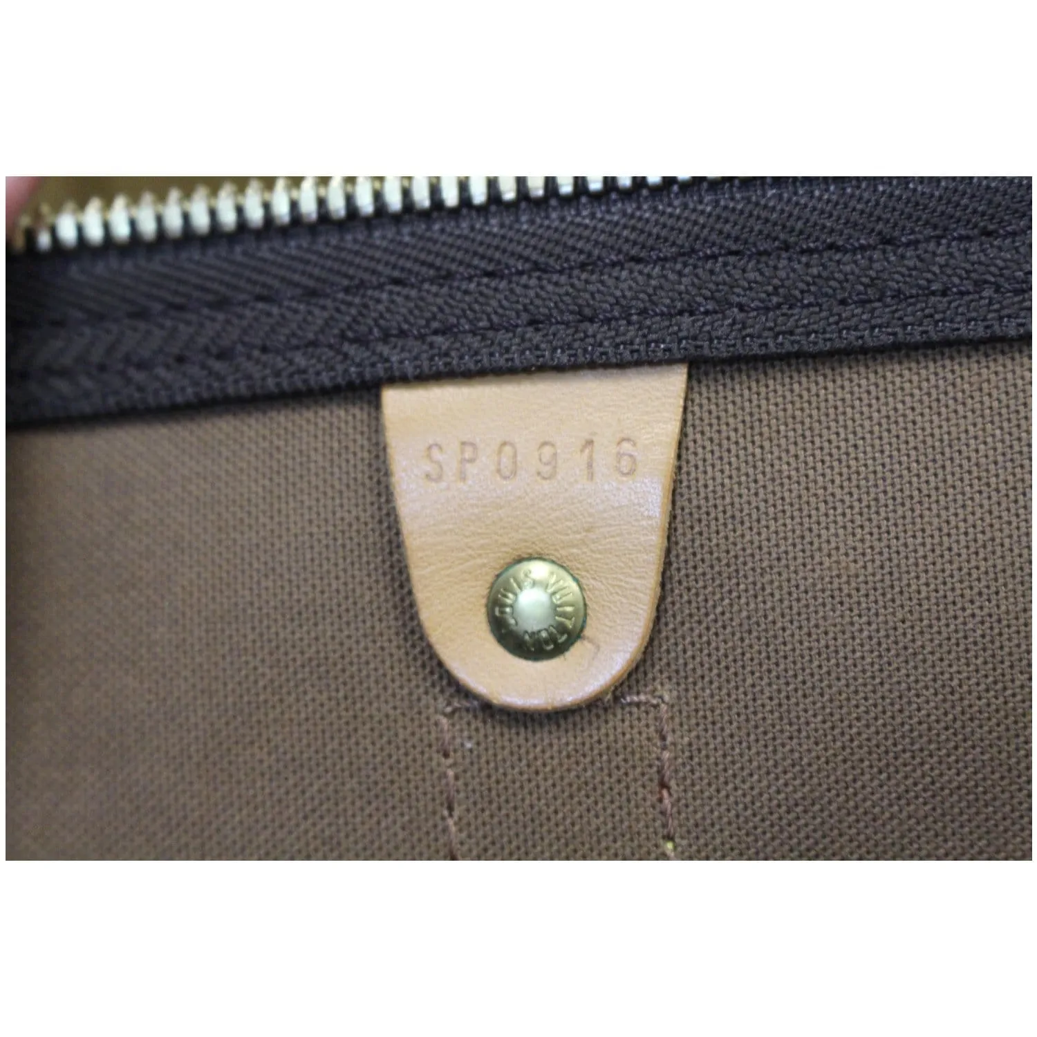 LOUIS VUITTON Keepall 55 Monogram Canvas Travel Bag Brown