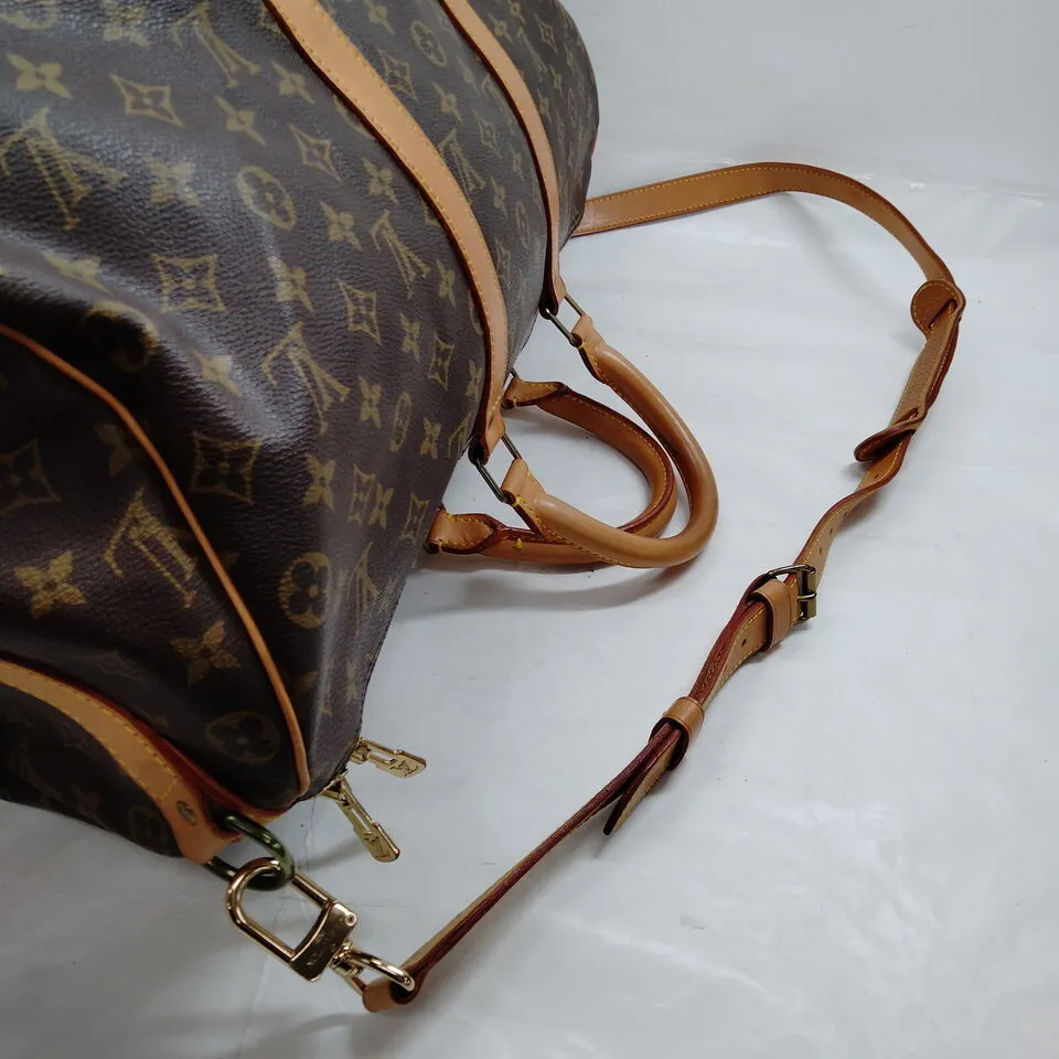 Louis Vuitton Keepall Bandouliere 50 Monogram Travel Bag #MN849