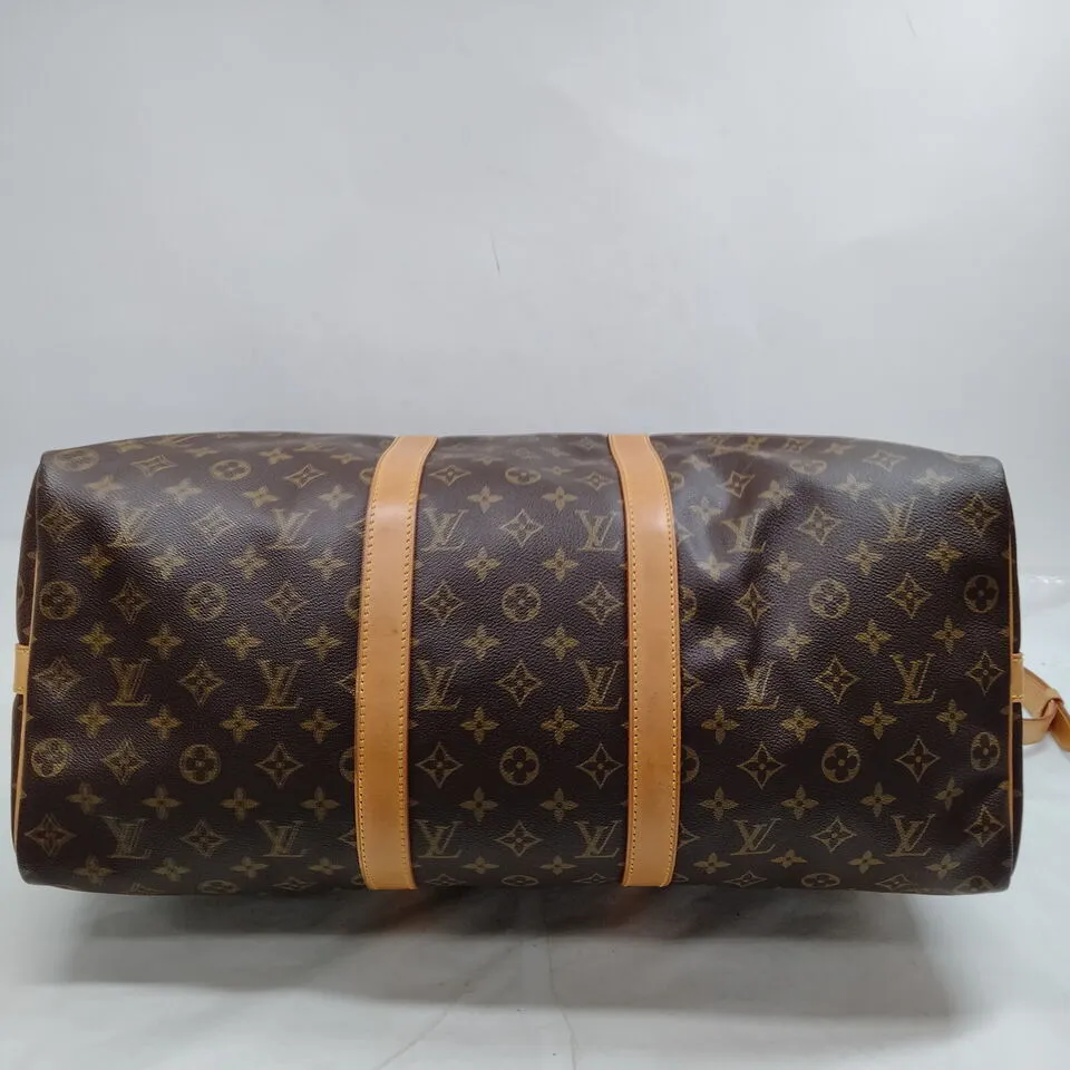 Louis Vuitton Keepall Bandouliere 50 Monogram Travel Bag #MN849