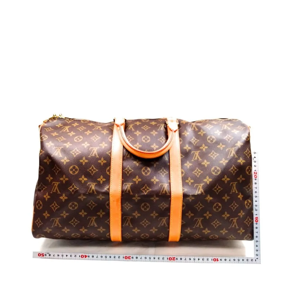 Louis Vuitton Keepall Bandouliere 50 Monogram Travel Bag #MN849