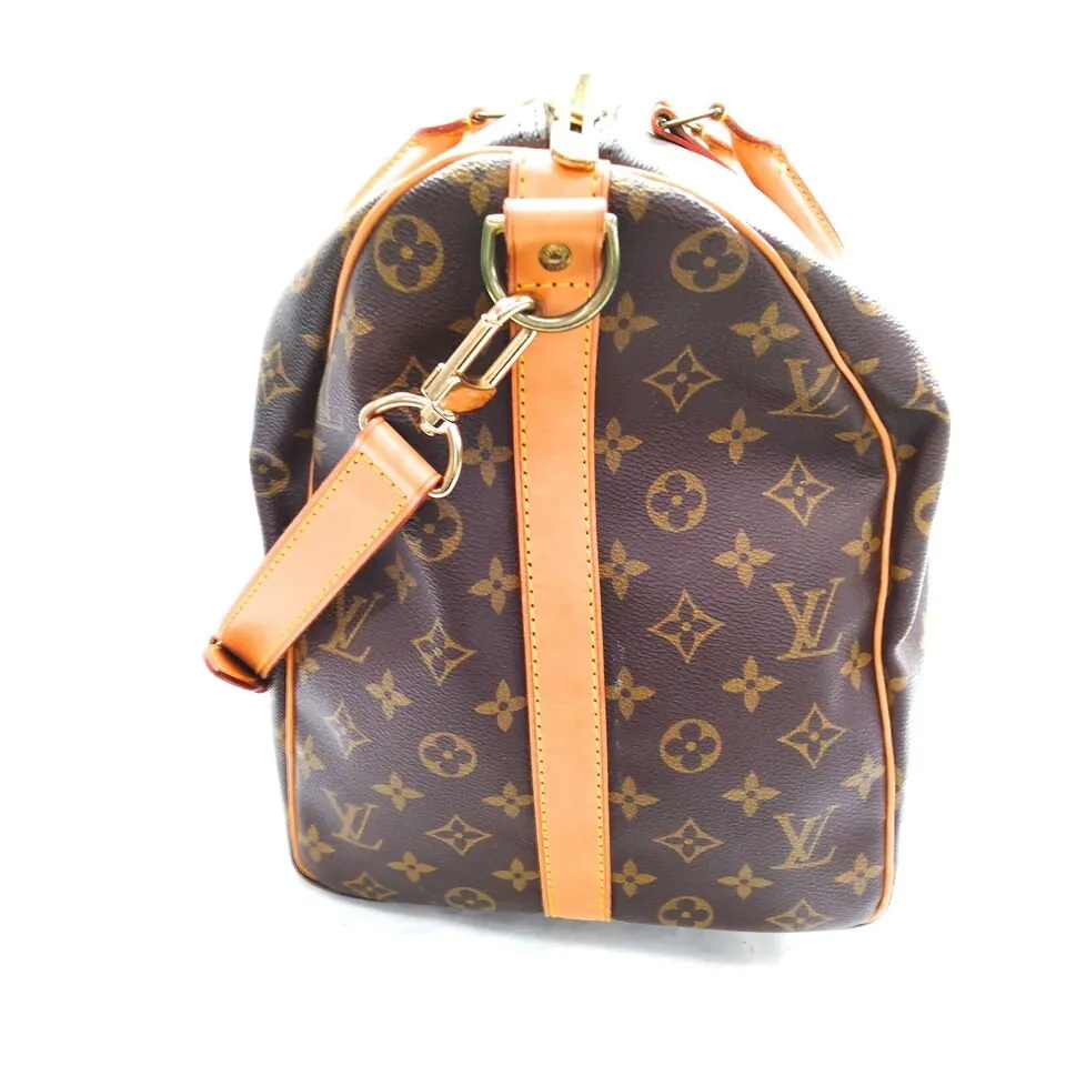 Louis Vuitton Keepall Bandouliere 50 Monogram Travel Bag #MN849
