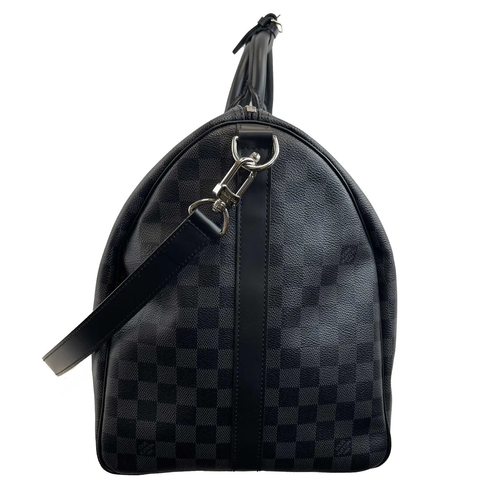 Louis Vuitton Keepall Bandouliere 55 Monogram Eclipse Duffle New with Box