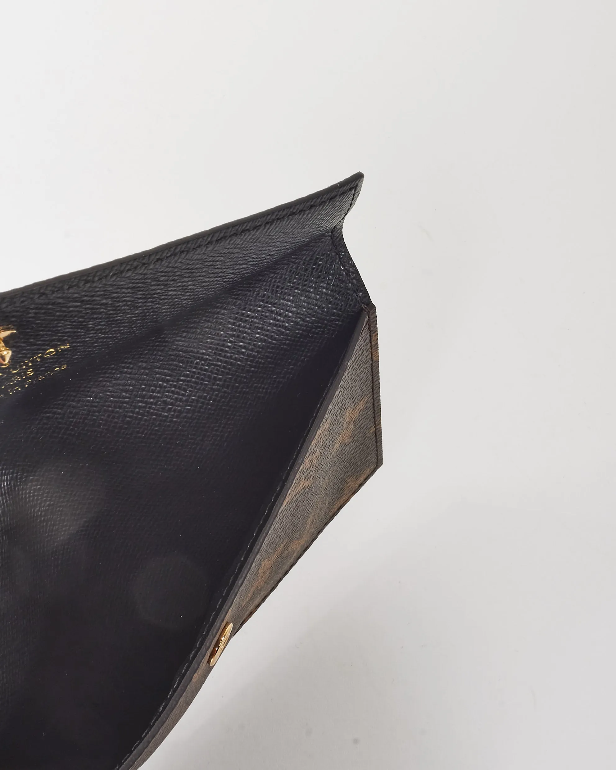 Louis Vuitton Monogram Canvas Envelope Card Case Wallet