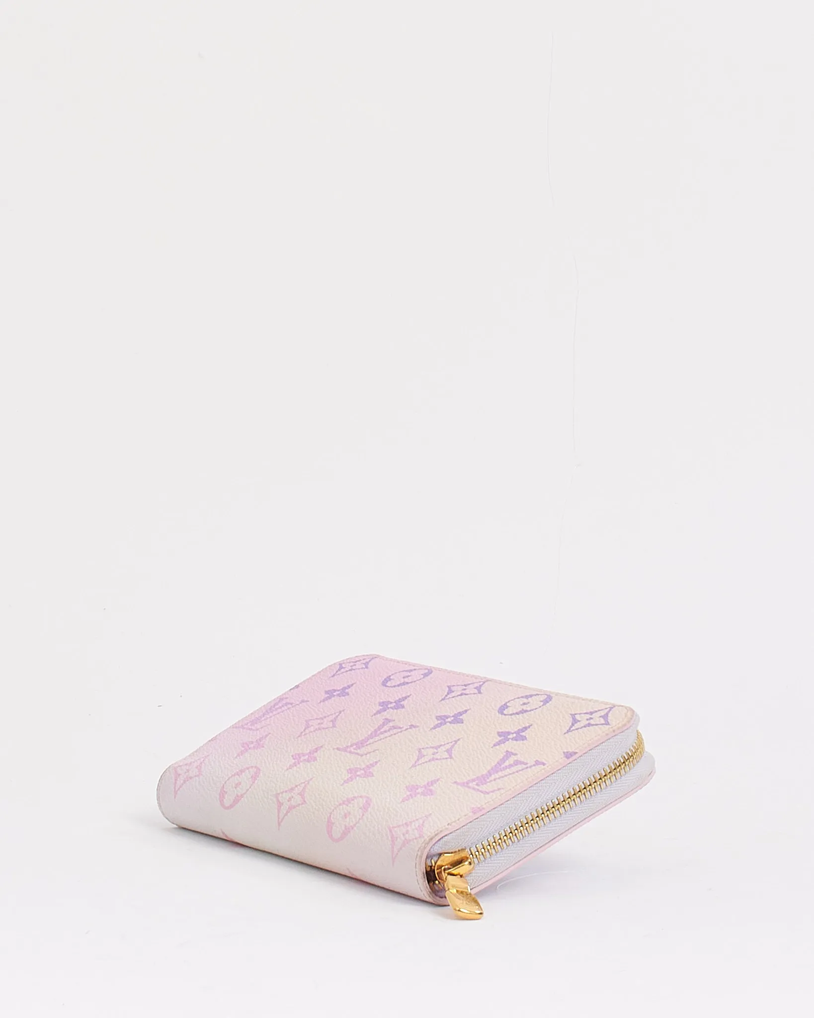 Louis Vuitton Monogram Pastel Pink Canvas Giant Spring In The City Zippy Wallet