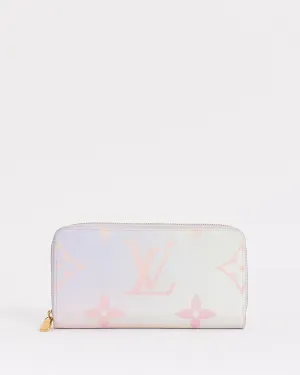 Louis Vuitton Monogram Pastel Pink Canvas Giant Spring In The City Zippy Wallet