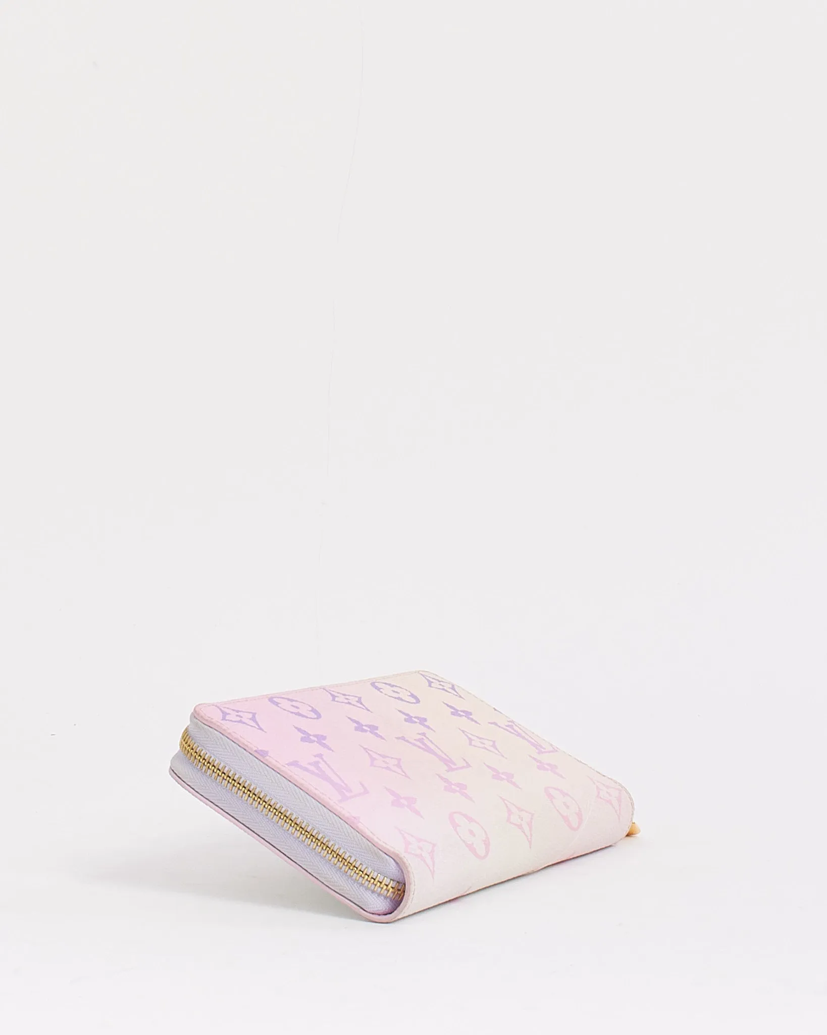Louis Vuitton Monogram Pastel Pink Canvas Giant Spring In The City Zippy Wallet