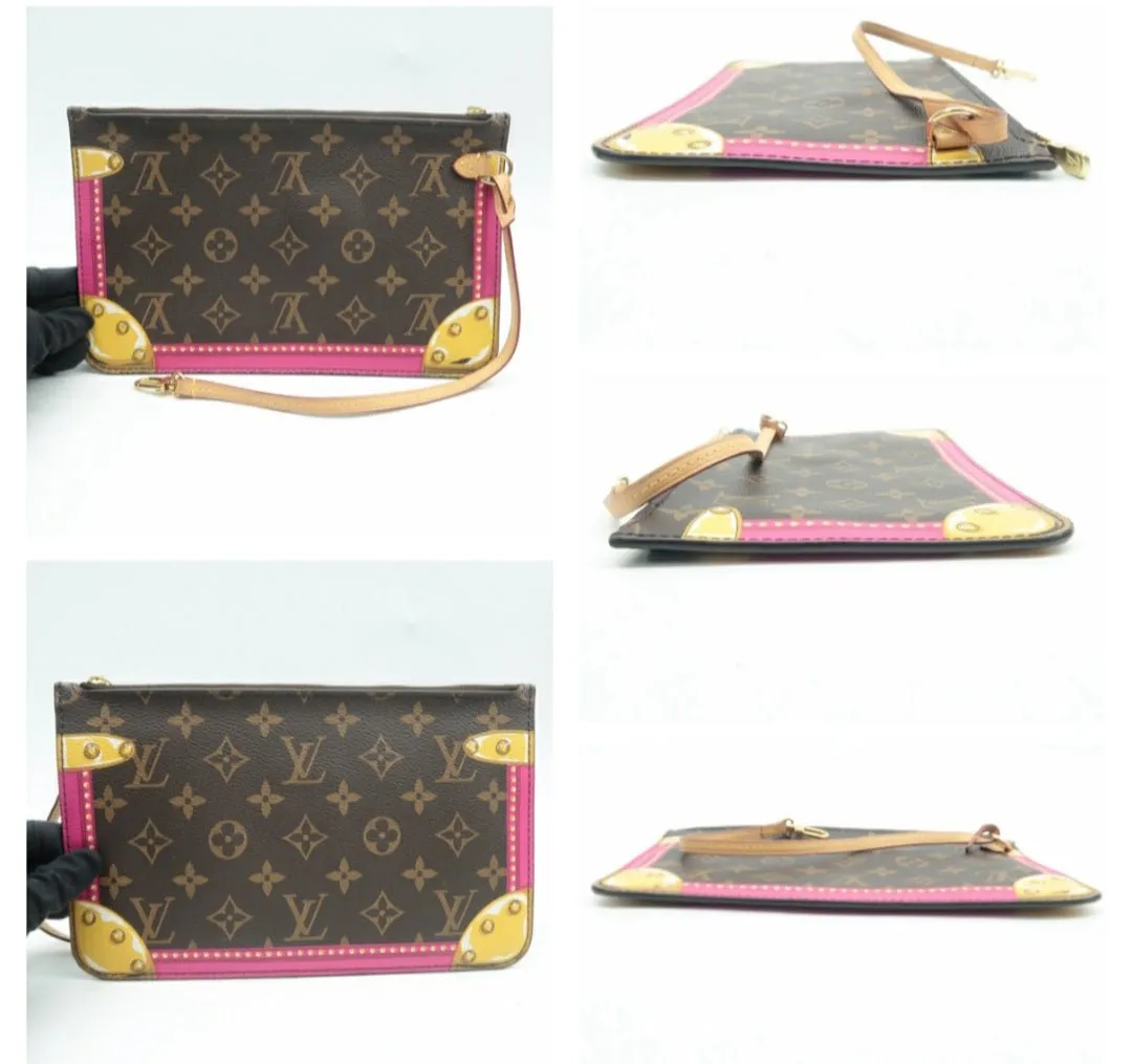 Louis Vuitton Neverfull MM W/P Brown Canvas Tote bag
