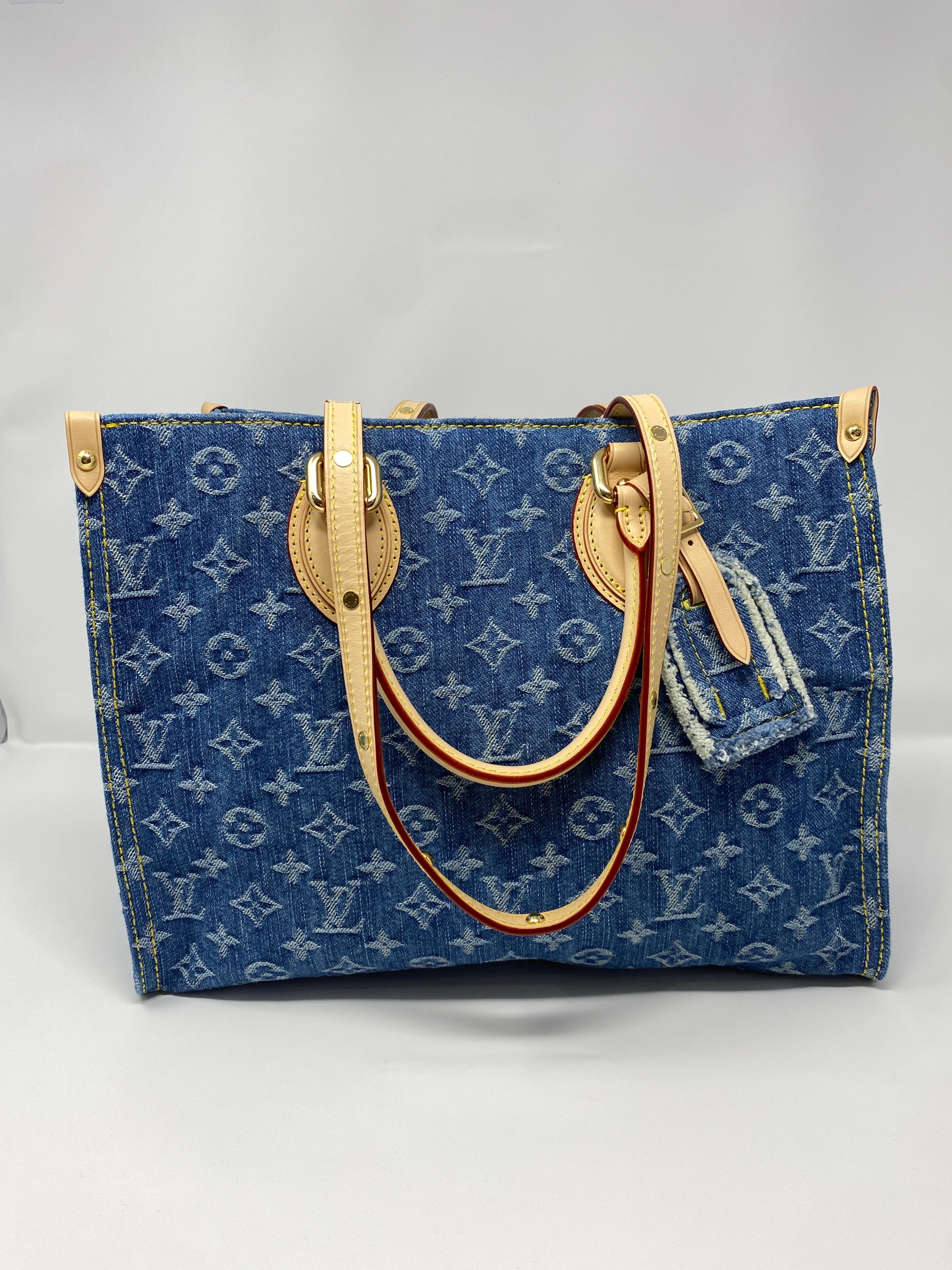 Louis Vuitton OnTheGo MM Monogram Denim