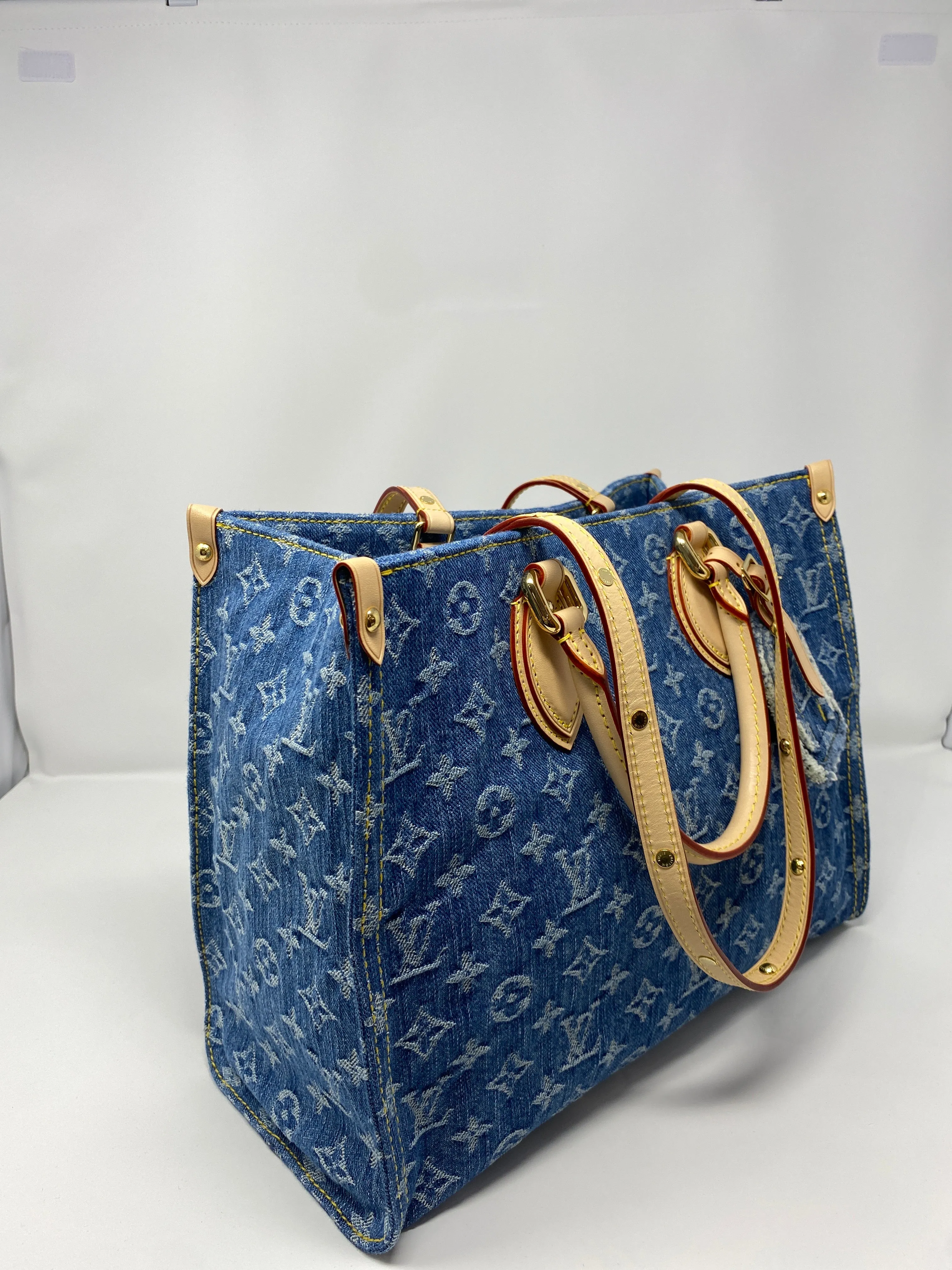 Louis Vuitton OnTheGo MM Monogram Denim
