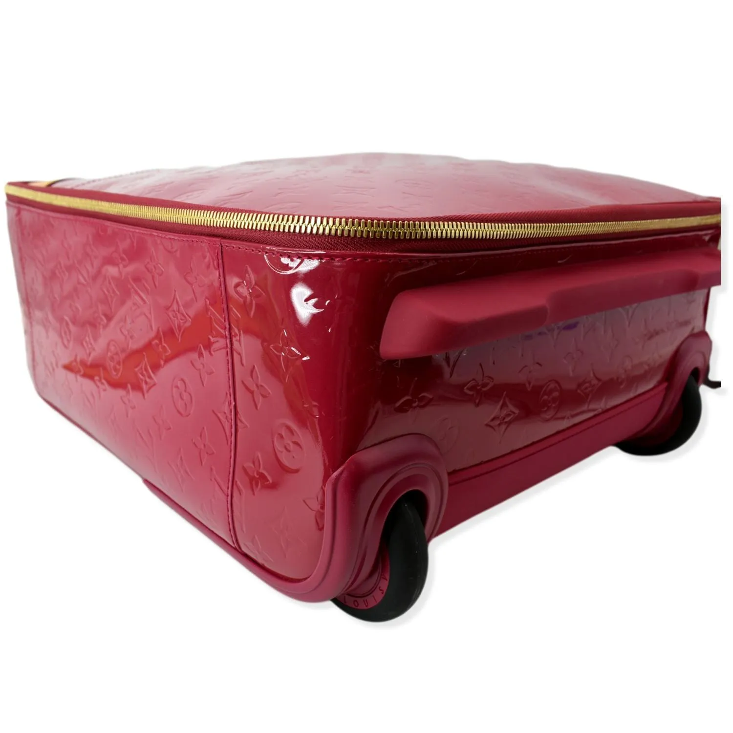 LOUIS VUITTON Pegase 45 Monogram Vernis Leather Suitcase/Travel Bag Pink