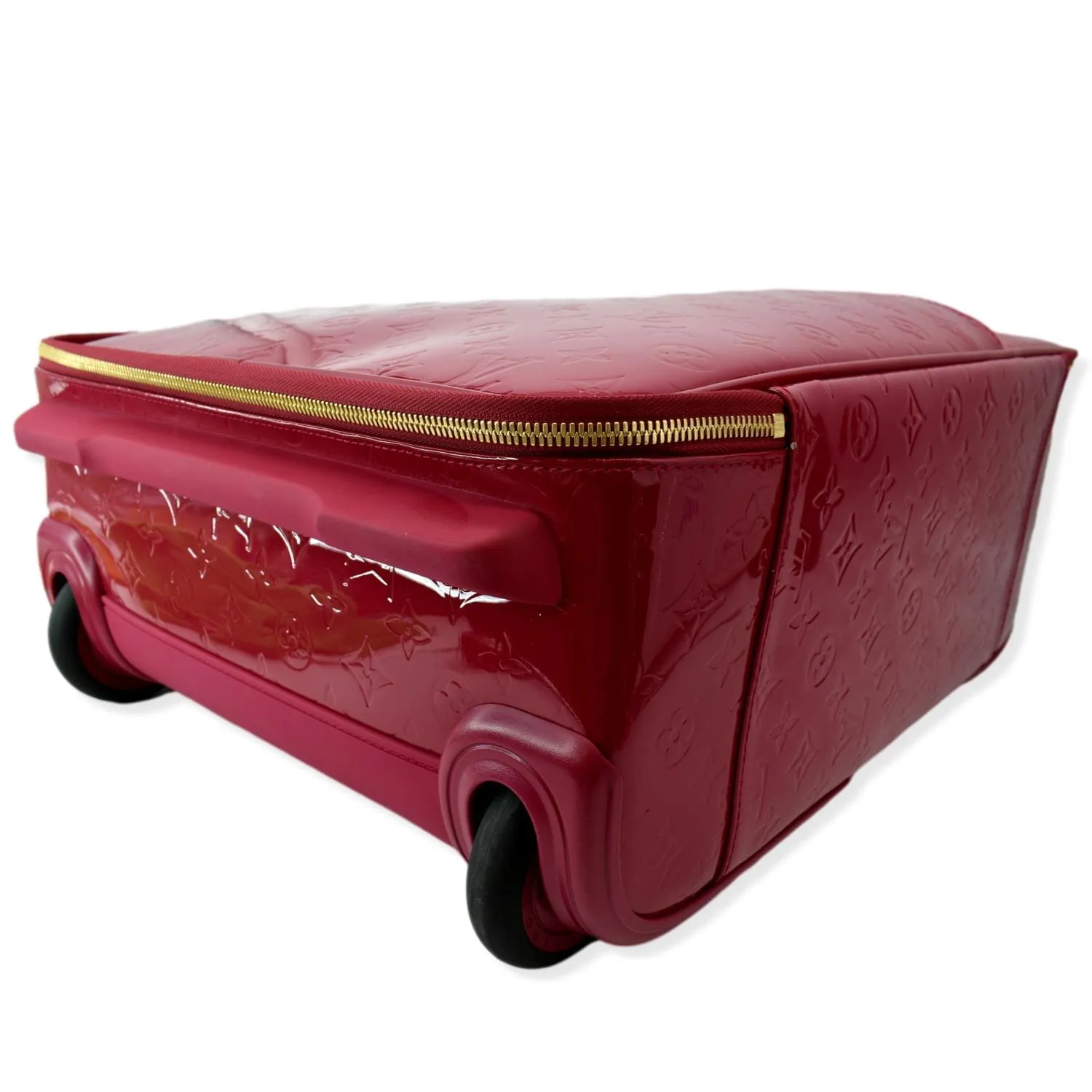 LOUIS VUITTON Pegase 45 Monogram Vernis Leather Suitcase/Travel Bag Pink