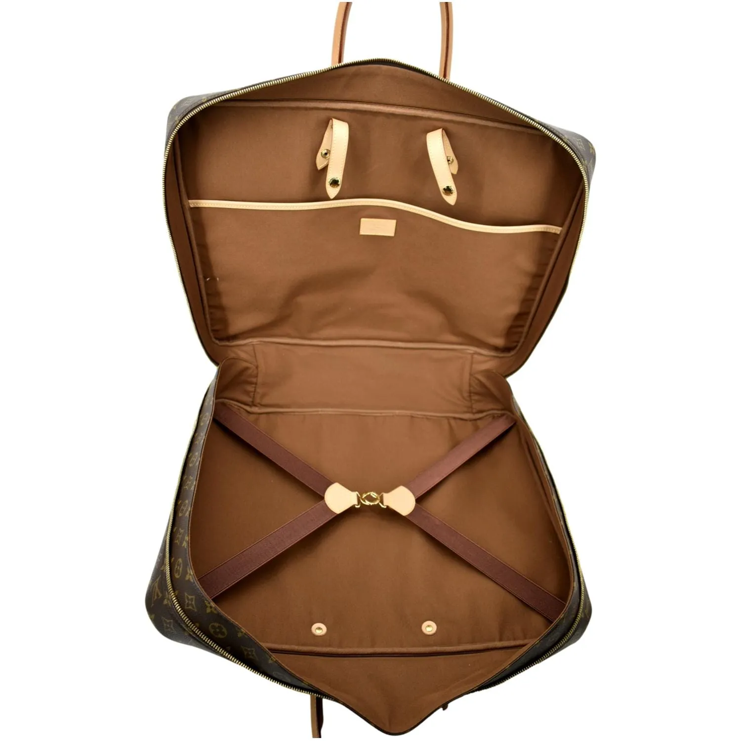 LOUIS VUITTON Sirius 45 Monogram Canvas Suitcase Travel Bag Brown