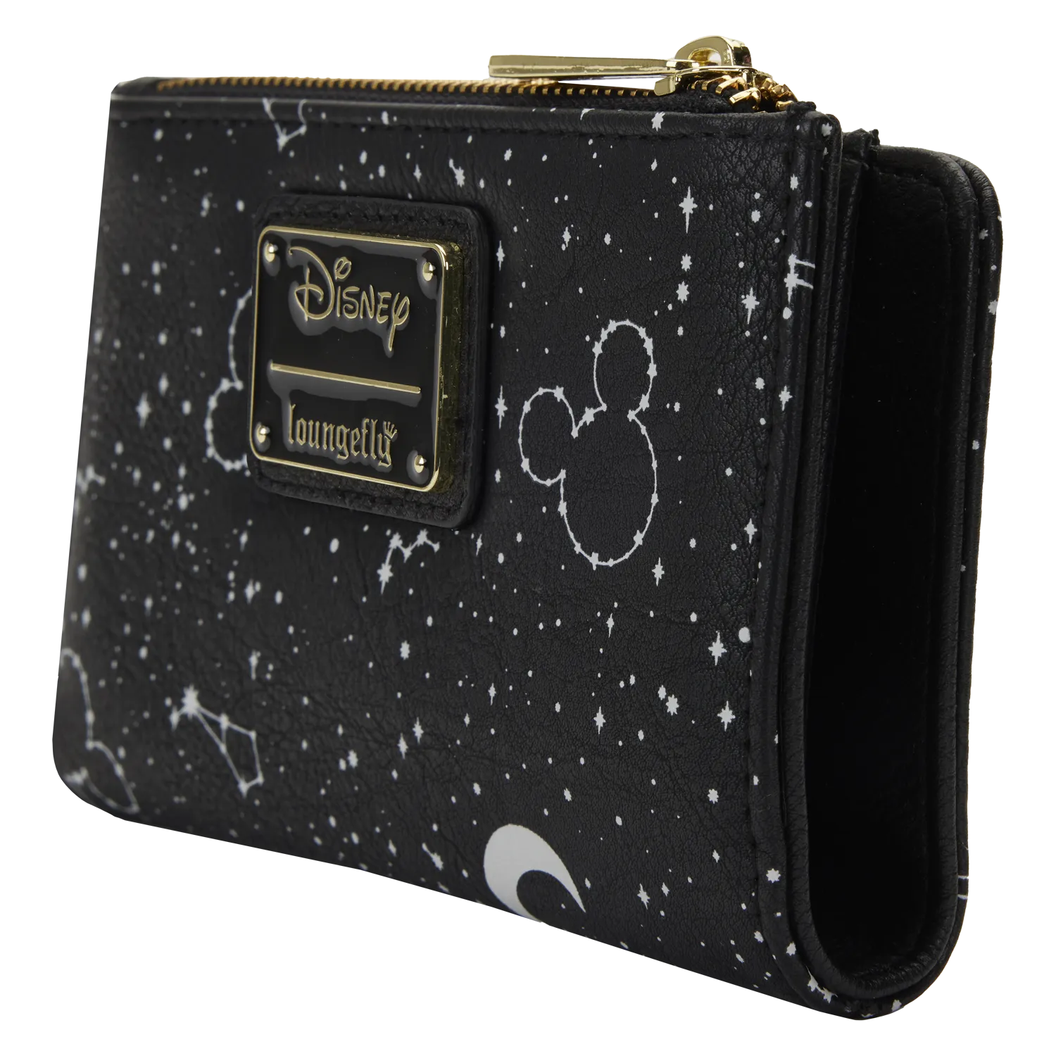 Loungefly Disney Mickey Constellation AOP Glow in the Dark Flap Wallet Exclusive!