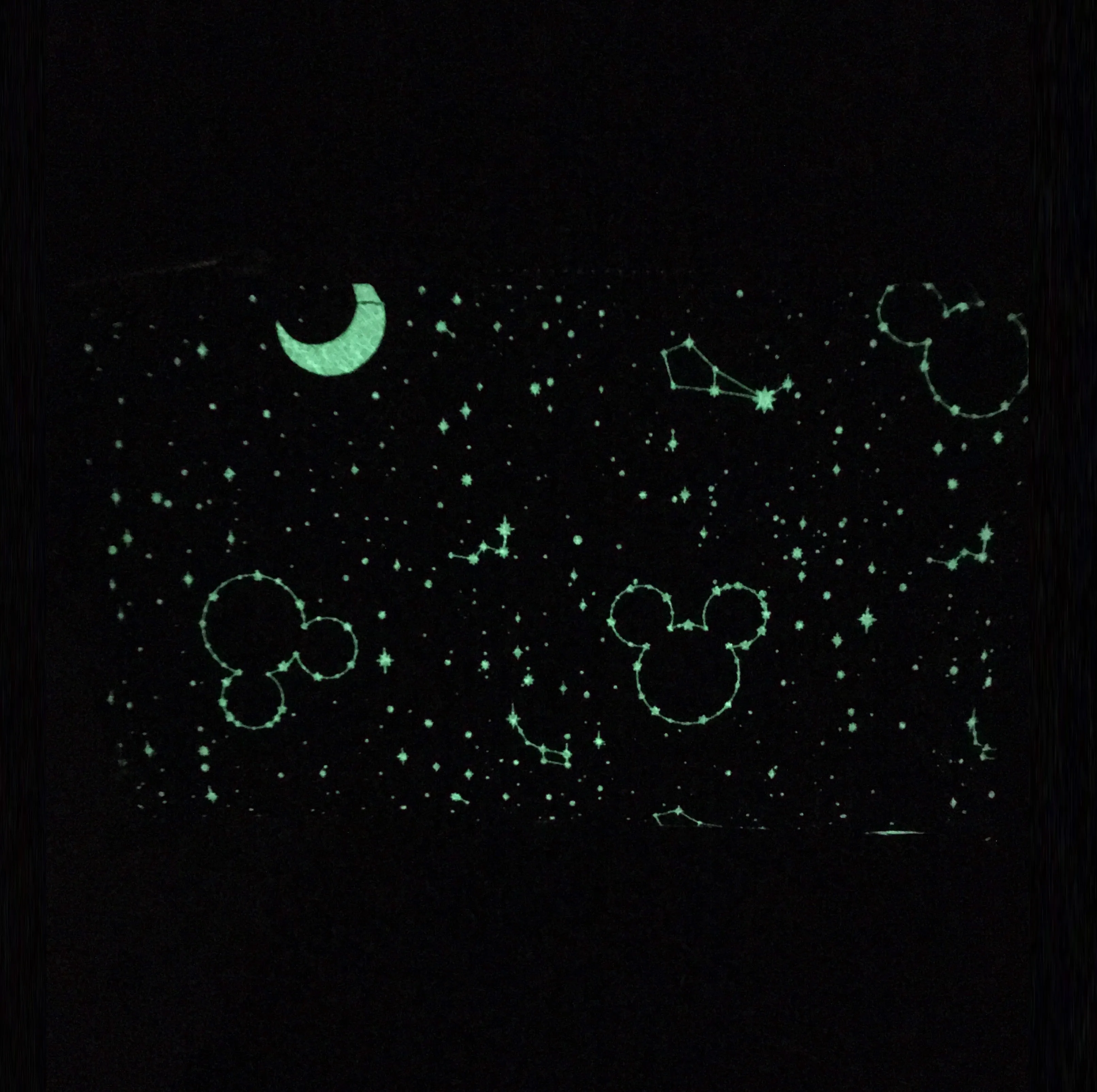 Loungefly Disney Mickey Constellation AOP Glow in the Dark Flap Wallet Exclusive!