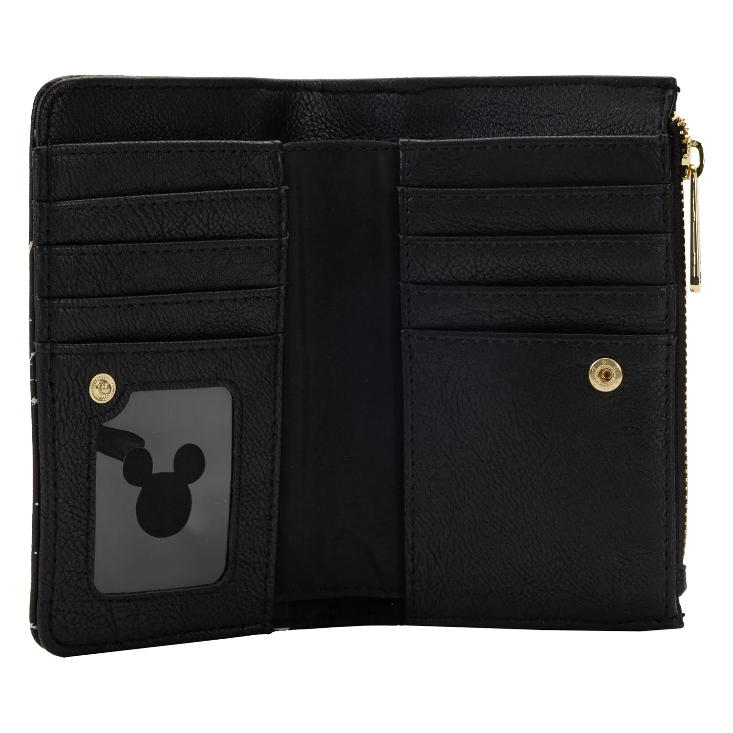 Loungefly Disney Mickey Constellation AOP Glow in the Dark Flap Wallet Exclusive!