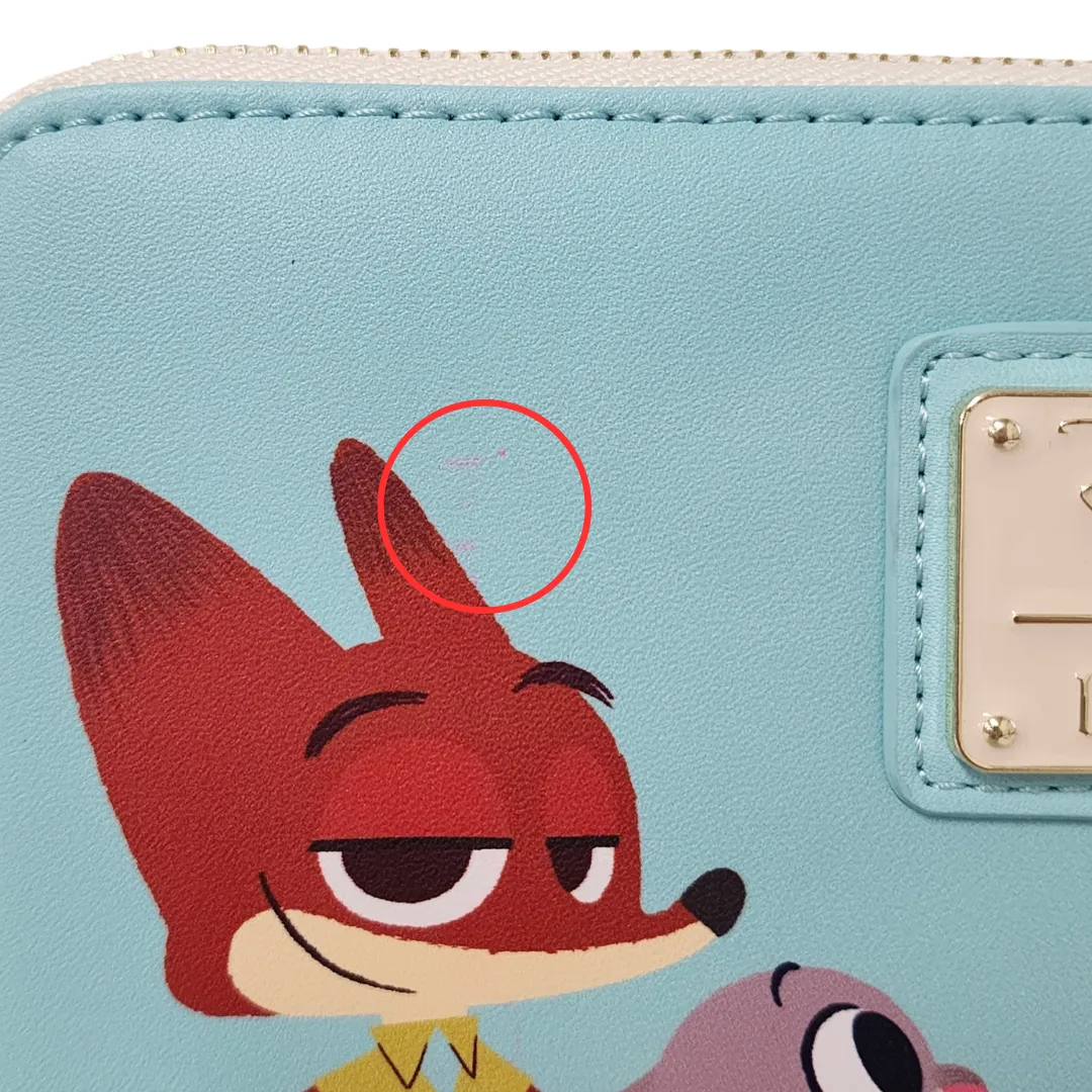 Loungefly Disney Zootopia Wallet DEFECTIVES