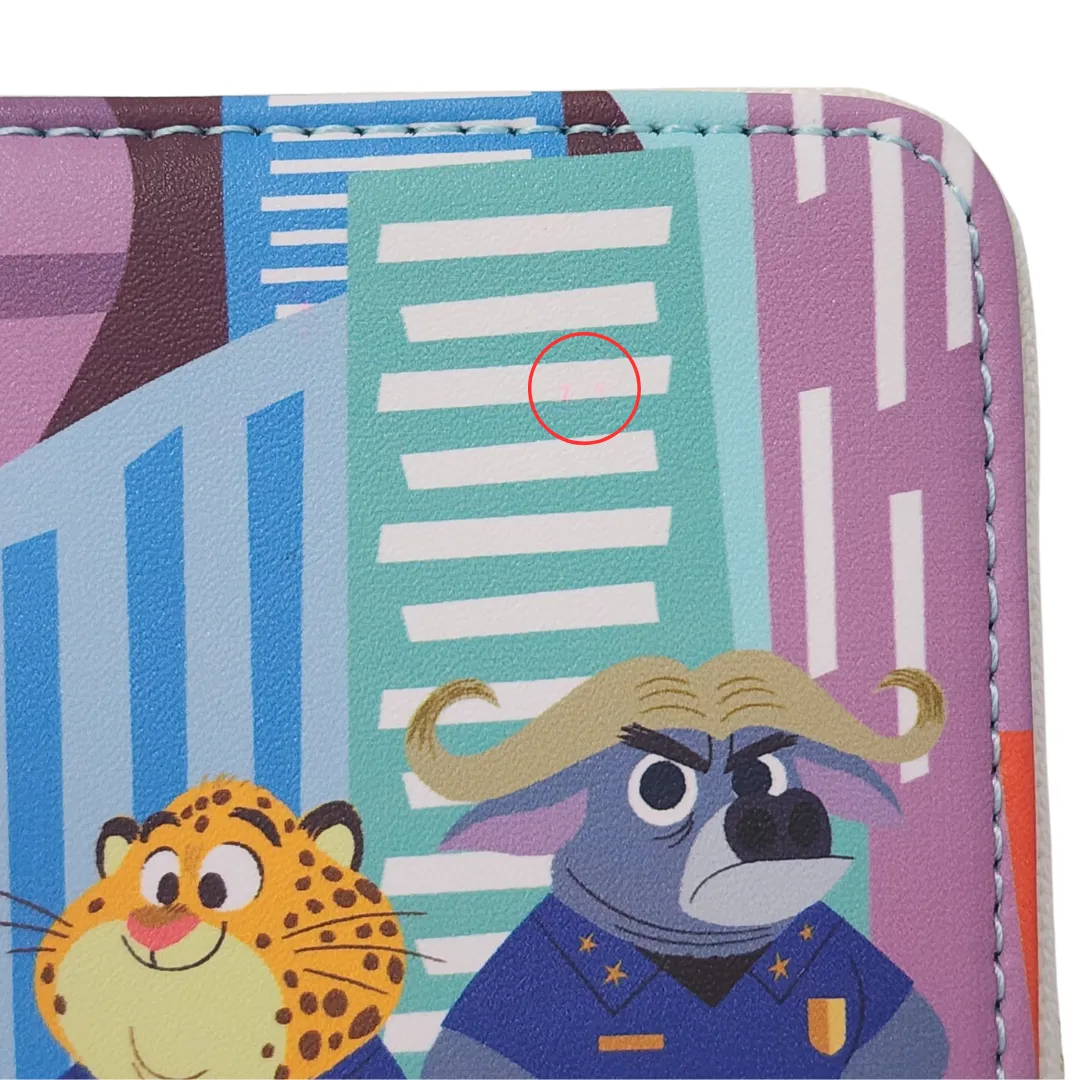 Loungefly Disney Zootopia Wallet DEFECTIVES