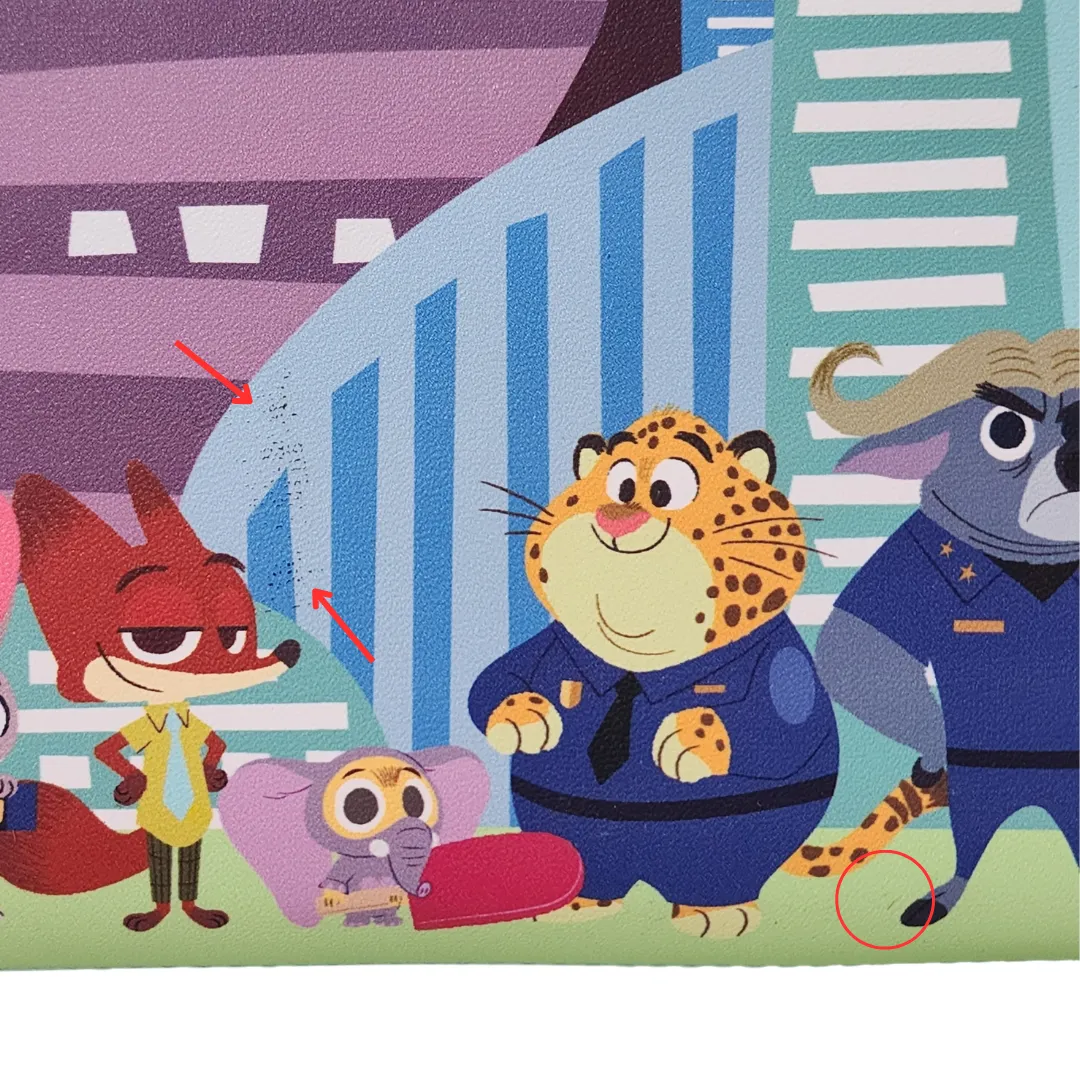Loungefly Disney Zootopia Wallet DEFECTIVES