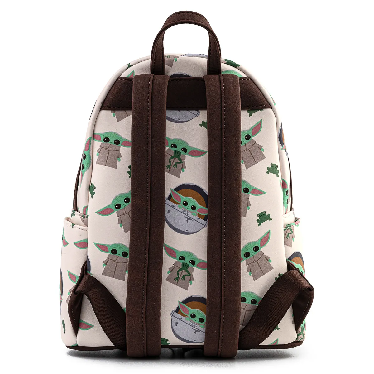 Loungefly Star Wars The Mandalorian Baby Yoda Grogu AOP Mini Backpack Exclusive!