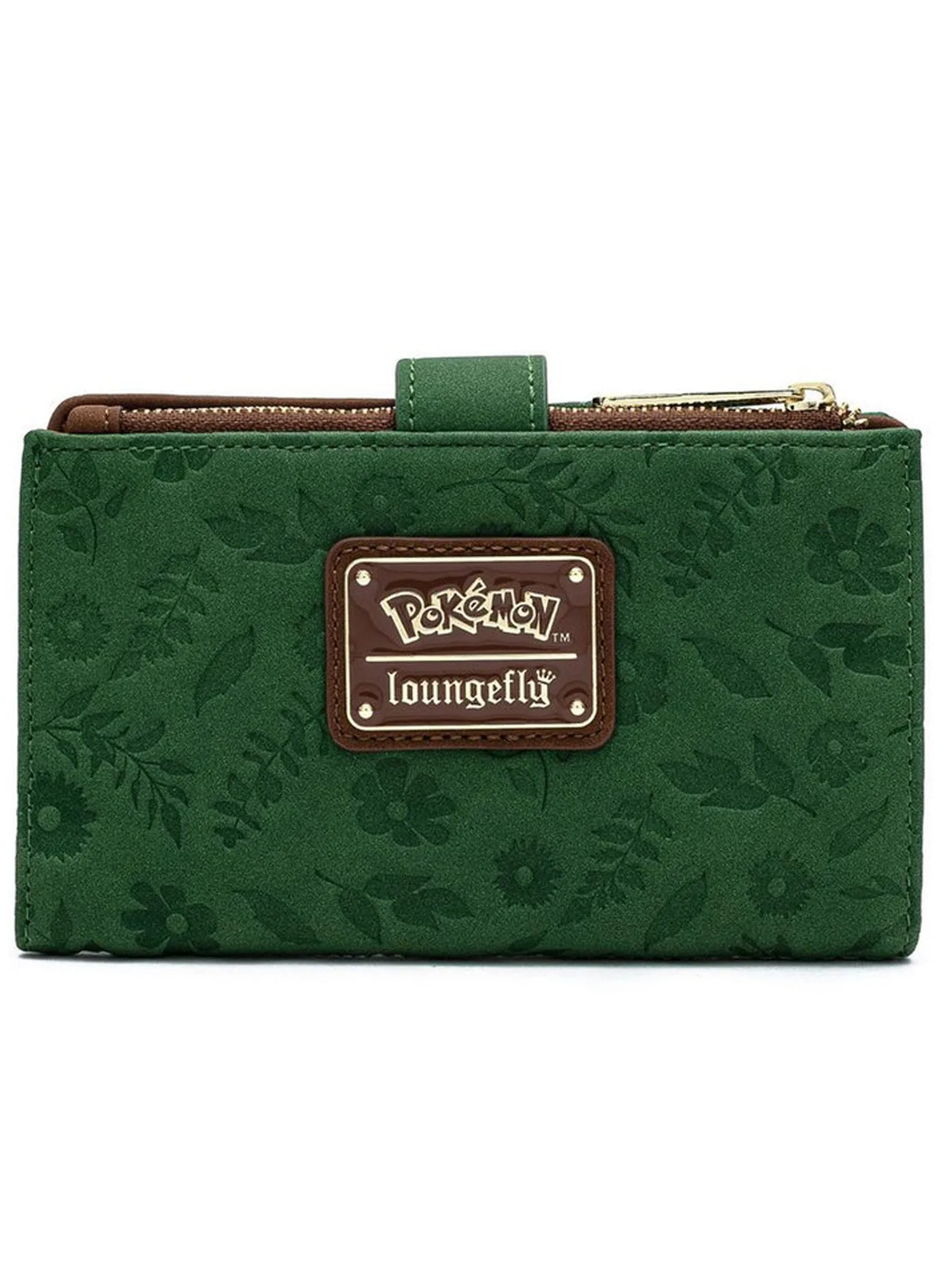 Loungefly x Pokemon Women's Eevee Jumping Green Snap Flap Wallet