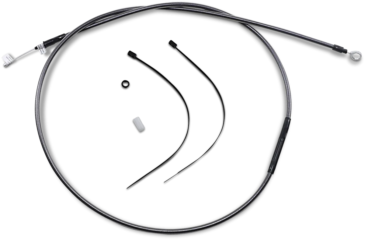 Magnum 422116HE Alternative Length Black Pearl Braided High Efficiency Clutch Cable - 78 11/16in.