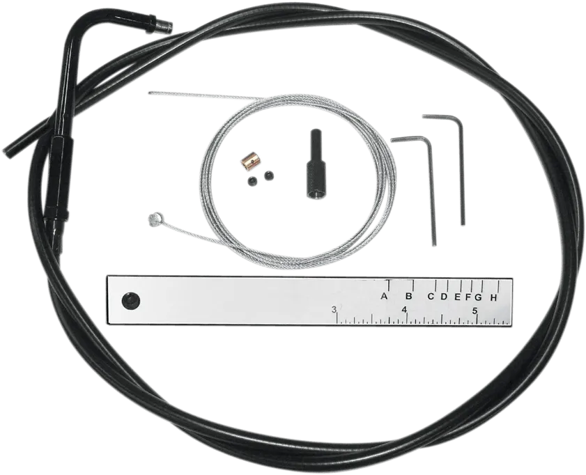 Magnum 493634 BYO Build Your Own Throttle/Idle Cable Kit - Black Vinyl