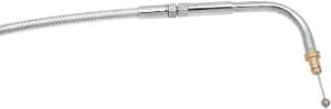 Magnum 5215HE Polished Stainless Steel High Efficiency Braided Clutch Cable - 57 1/4in.